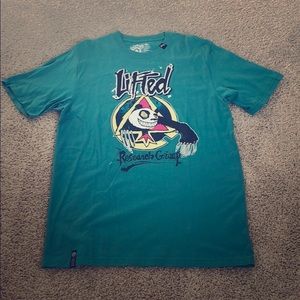 Lifted Research Group (LRG) Blue/Green T-shirt